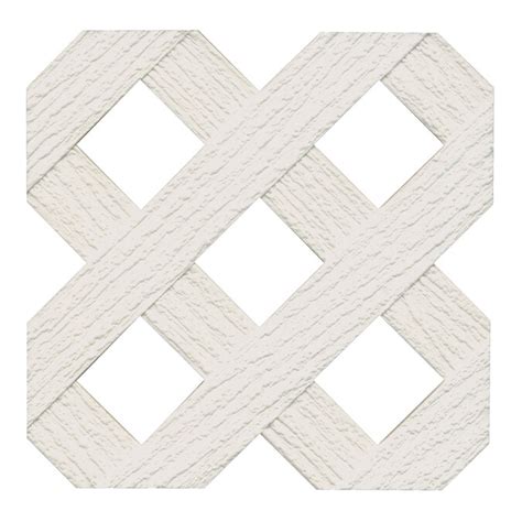 Can be assembled as is or cut to size. . Lowes vinyl lattice